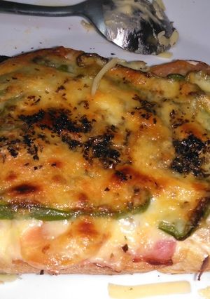 【男飯】旨ピザトースト-レシピのメイン写真