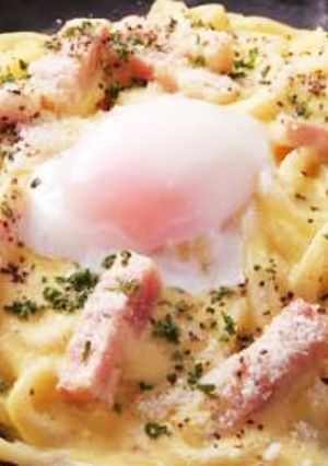 うどんカルボナーラ-レシピのメイン写真