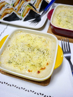 簡単!鶏えのきグラタン(小麦粉不要)-レシピのメイン写真