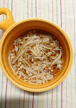 簡単！レンチン！めんつゆでえのきの佃煮-レシピのメイン写真