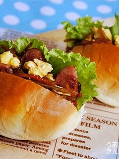 金平リメイク☆うまソースなきんぴらサンド-レシピのメイン写真