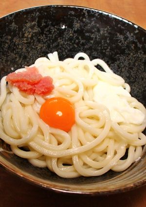 簡単・たらこマヨネーズ玉子混ぜうどん-レシピのメイン写真