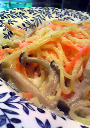 にんじんクリームパスタ-レシピのメイン写真