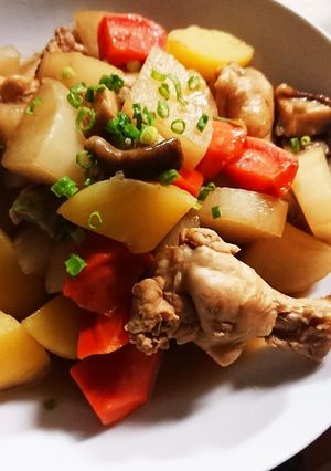 手羽元の簡単煮-レシピのメイン写真
