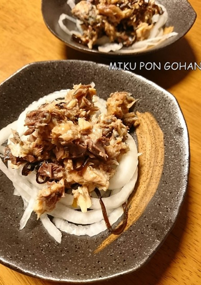 1分で完成！さば缶の塩昆布和え-レシピのメイン写真