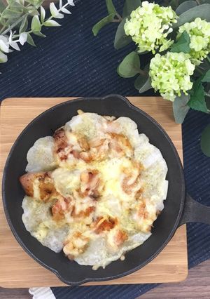ニトスキで簡単10分！チーズ鶏餅-レシピのメイン写真
