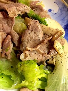豚肉とレタスのさっぱり炒め-レシピのメイン写真
