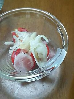トマトと酢玉ねぎのサラダ-レシピのメイン写真