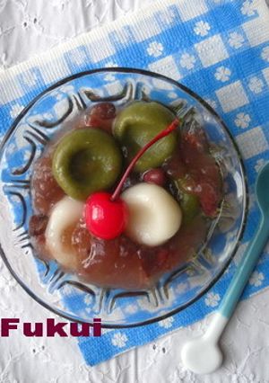 【つるり☆】白玉のふわとろ小豆ゼリー-レシピのメイン写真