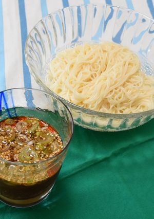 そうめんアレンジ★担々麺風つけだれ-レシピのメイン写真