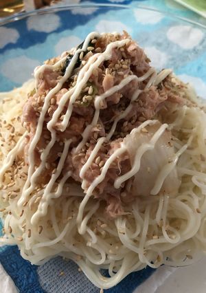 簡単キムチ素麺-レシピのメイン写真