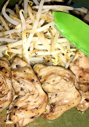 あら簡単（笑）鳥ハツステーキ-レシピのメイン写真