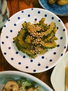 ゴーヤ味噌炒め煮-レシピのメイン写真