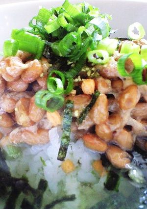 ●永谷園の「お茶づけ」で納豆お茶漬け-レシピのメイン写真