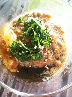 トロトロ~もずくキムチ納豆-レシピのメイン写真