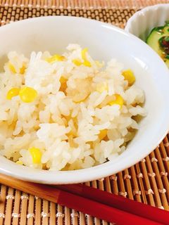 白だし昆布つゆでトウモロコシご飯☆-レシピのメイン写真