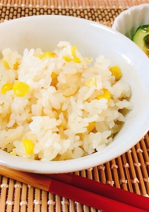 白だし昆布つゆでトウモロコシご飯☆-レシピのメイン写真
