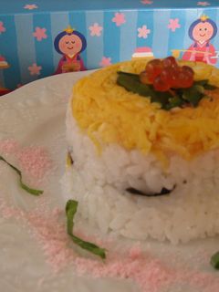 ~。:*ひなケーキ寿司*:。~-レシピのメイン写真