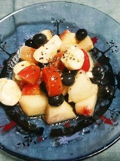 桃のカプレーゼ-レシピのメイン写真