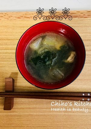 養生&美肌スープ 冬瓜とわかめと鳥スープ-レシピのメイン写真