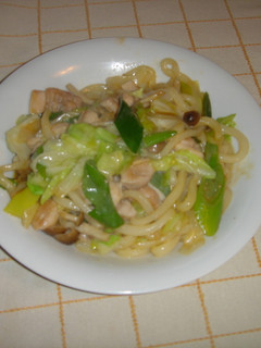 焼き肉のたれでやきうどん-レシピのメイン写真
