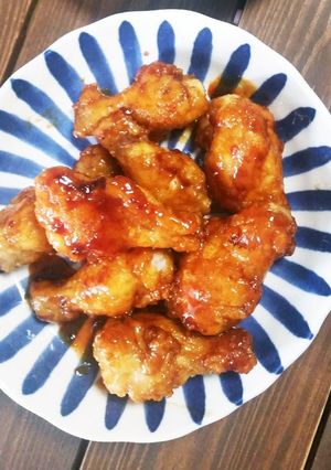 手羽元でヤンニョムチキン-レシピのメイン写真