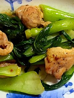 鶏肉と青梗菜炒め-レシピのメイン写真