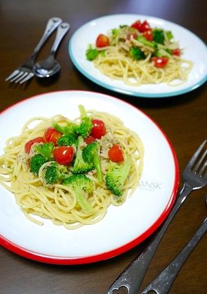 初めてでも簡単！ツナとミニトマトのパスタ-レシピのメイン写真