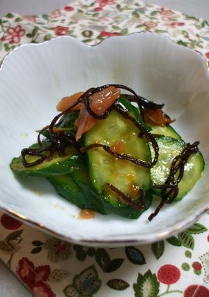 きゅうりの梅・塩昆布和え-レシピのメイン写真