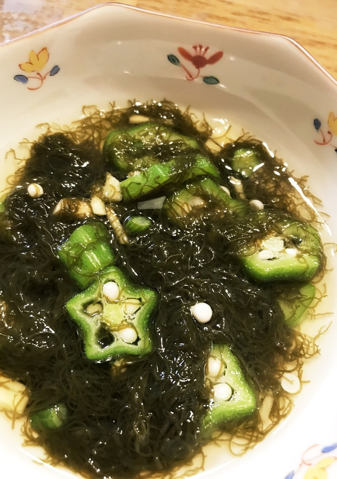 もずくとオクラと生姜の和え物-レシピのメイン写真