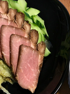 胡瓜と焼き茄子とローストポークのサラダ-レシピのメイン写真