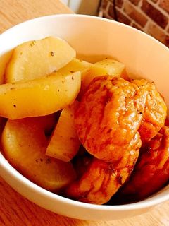 魚河岸揚げと大根の煮物♡茅乃舎だし-レシピのメイン写真