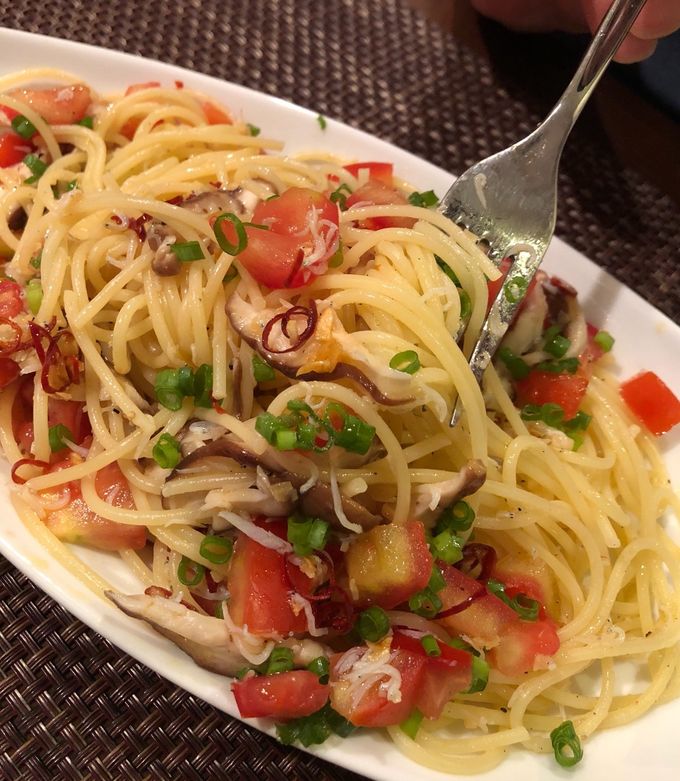 シラス・ペペロンチーノの生トマト和え by チキン野郎まも