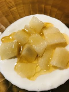 シンプルデザート☆梨のはちみつヨーグルト-レシピのメイン写真