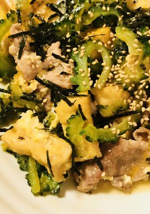 豚肉のあまから風味のゴーヤーチャンプルー-レシピのメイン写真