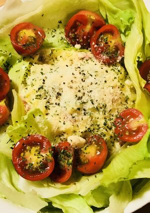 【参考】芯を抜かないレタスの下ごしらえ-レシピのメイン写真