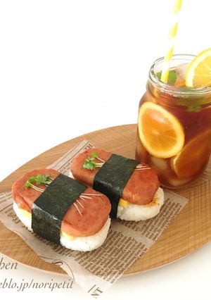簡単♡おいしい♡照り焼きスパムむすび♡-レシピのメイン写真
