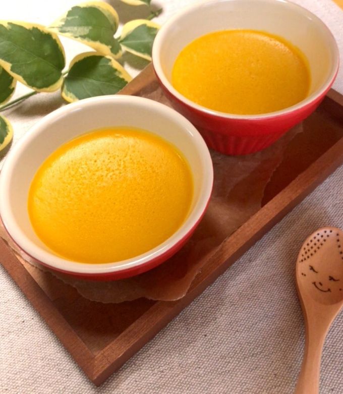 美味しくてうっとり♡濃厚かぼちゃプリン-レシピのメイン写真