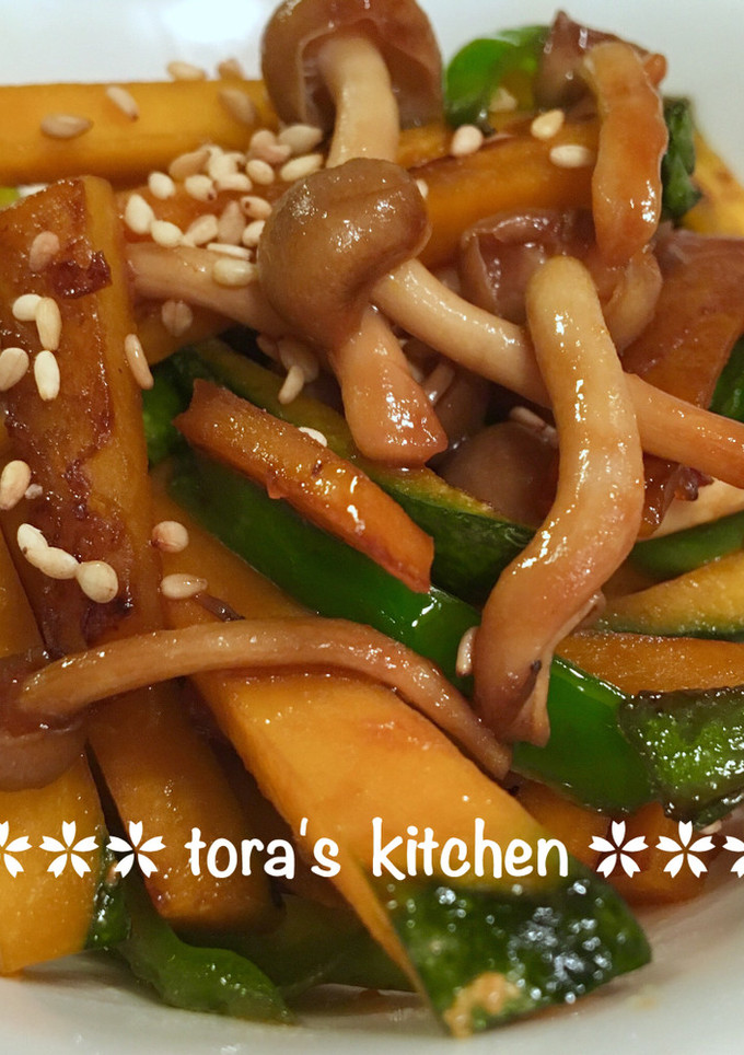 残りもの野菜で作る☘️甘辛きんぴら-レシピのメイン写真