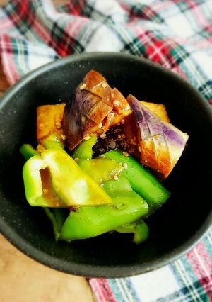 楽うまっ！茄子とピーマンの韓国風ナムル-レシピのメイン写真