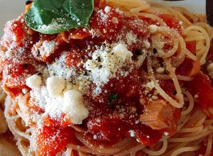夏バテにも○トマト缶でさっぱり冷製パスタ-レシピのメイン写真