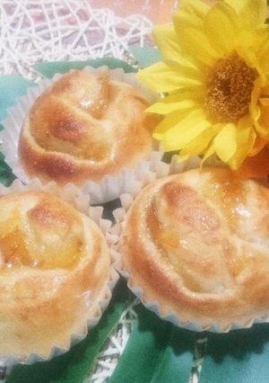 スペルト小麦と米粉のマーマレードパン❤️-レシピのメイン写真