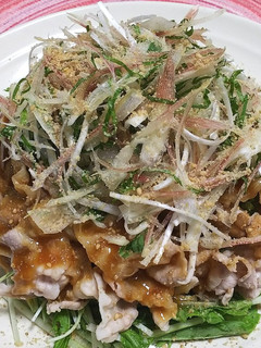 風味豊かな薬味の豚しゃぶ~甘味噌和え~-レシピのメイン写真