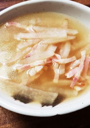 美味☆大根とベーコンのスープ-レシピのメイン写真
