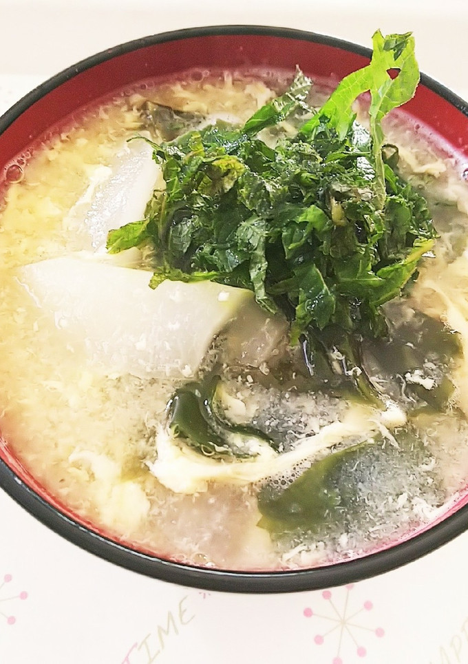 夕顔のかき玉汁-レシピのメイン写真