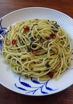 高菜のペペロンチーノ-レシピのメイン写真