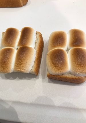 超絶簡単!週末朝のマシュマロトースト-レシピのメイン写真