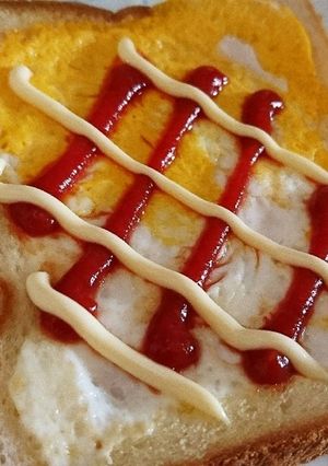 簡単！食べやすい♪ハムエッグトースト-レシピのメイン写真