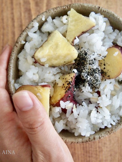 甘藷のほっこり炊き込みご飯-レシピのメイン写真