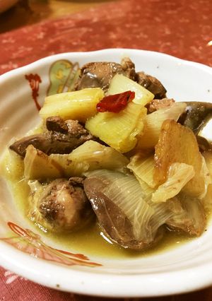 塩味でさっぱり☆鶏レバー煮込み-レシピのメイン写真
